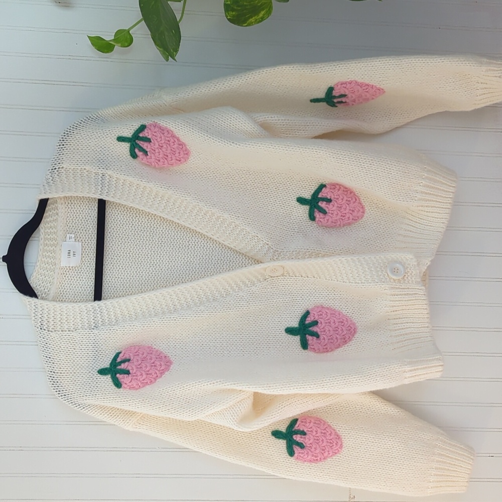 Strawberry Cardigan